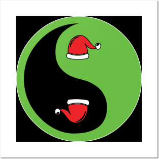 Christmas Yin-Yang 7 Posters and Art